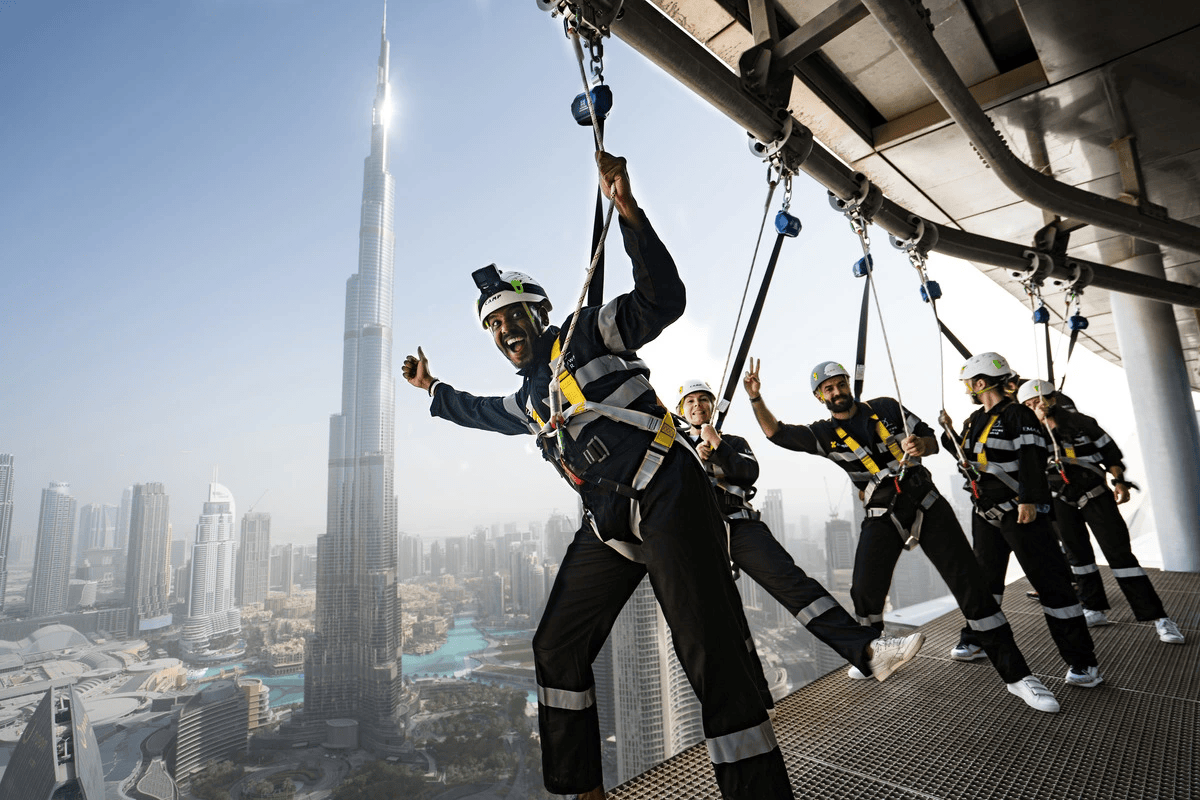 Sky Views Observatory - Glass walk experience with panoramic views of Dubai